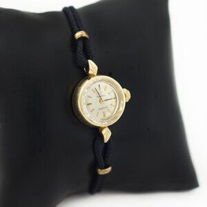 Omega Vintage 14K Gold Ladymatic Automatic Watch